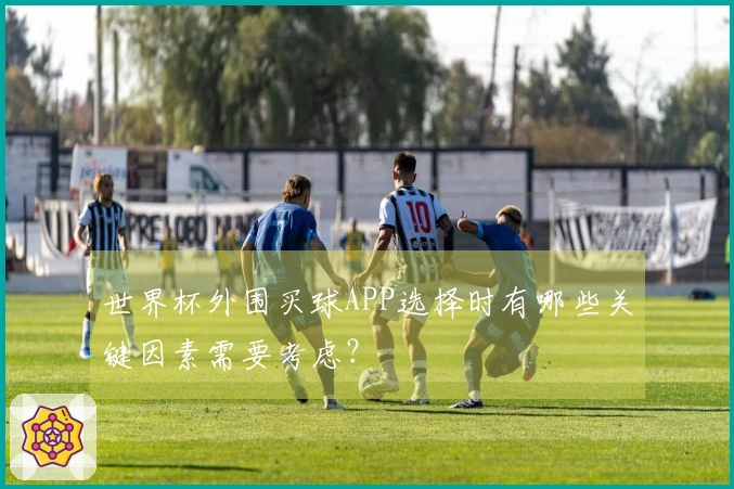 世界杯外围买球APP选择时有哪些关键因素需要考虑？