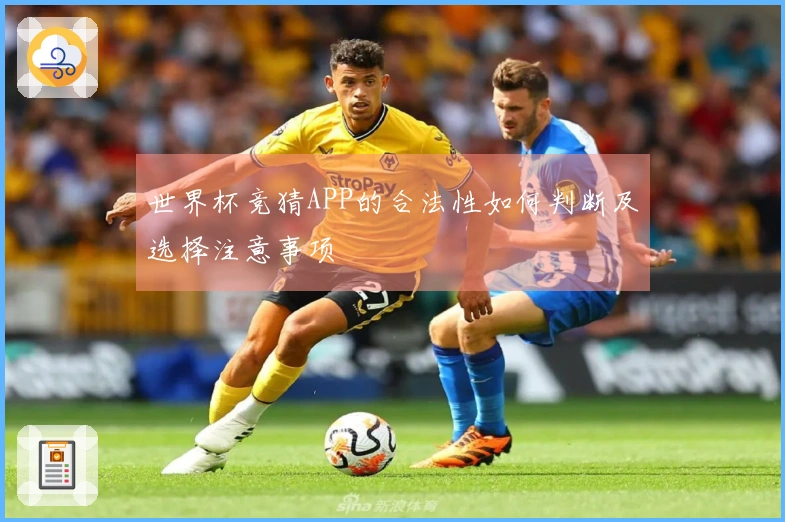 世界杯竞猜APP的合法性如何判断及选择注意事项